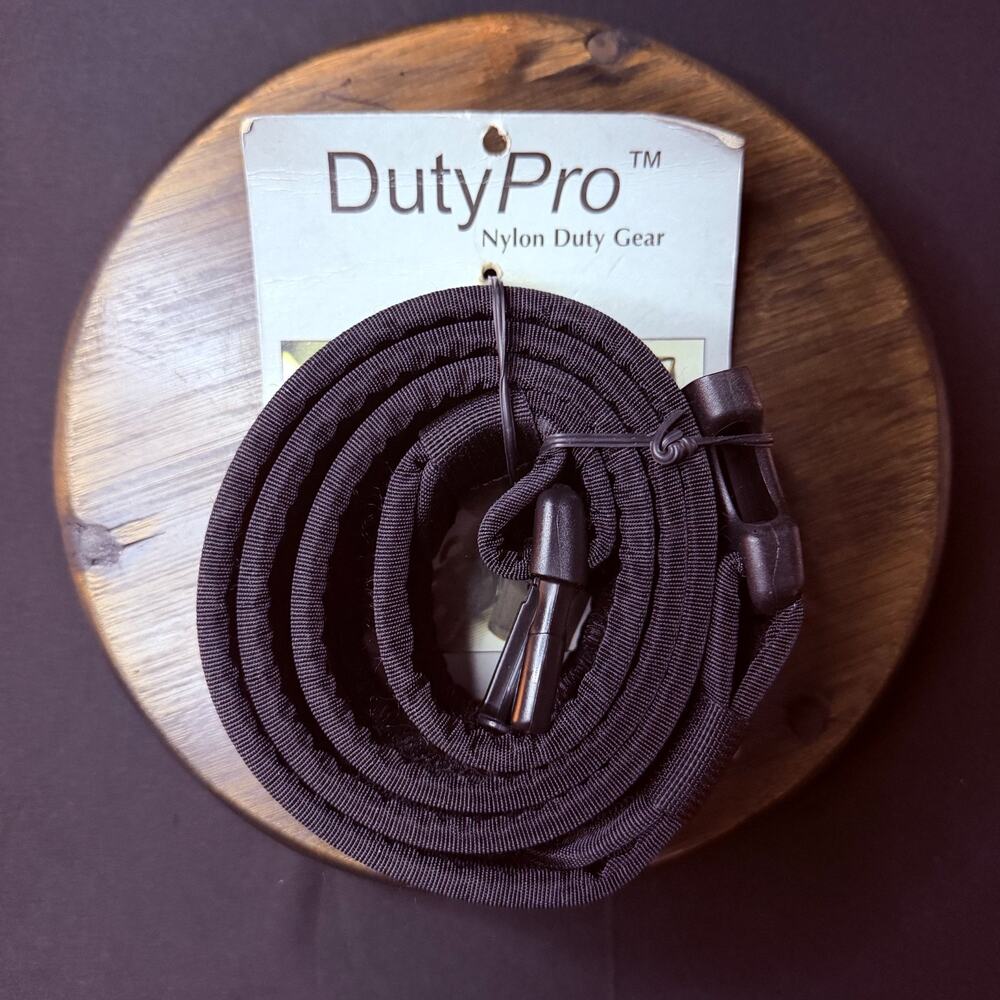 Galls Duty Belt Size Large 40"-44" Sam Browne NP251 Nylon 2.25" Wide Black